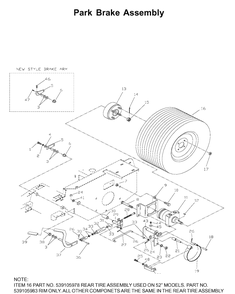Part Location Diagram of 539106068 Husqvarna SEAL KIT
