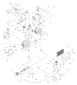 Part Location Diagram of 539110910 Husqvarna PUMP