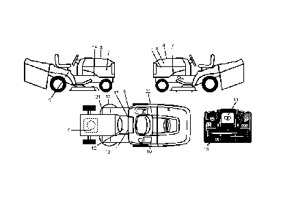 Part Location Diagram of 532409133 Husqvarna OperatorG¦s Manual