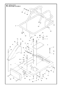 Mainframe Diagram and Parts List for SOFFCUT150D (2010 3000001 & Above)(2010-10) Husqvarna Circular Saw