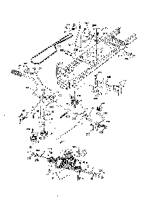 Drive Diagram and Parts List for YTH2348-917286560  Husqvarna Lawn Tractor