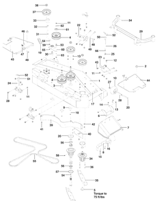 Part Location Diagram of 510283202 Husqvarna MAIN BAFFLE