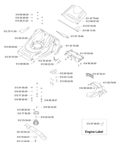 Part Location Diagram of 512791100 Husqvarna Protector