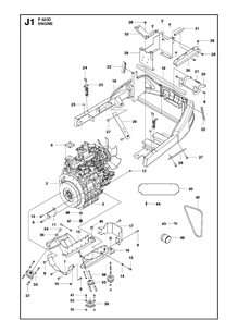 Part Location Diagram of 5782702-01 Husqvarna Bracket