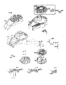 Blower housing/flywheel Diagram and Parts List for HU775H-96145000700  Husqvarna Lawn Mower