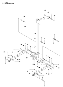 Part Location Diagram of 505432501 Husqvarna Washer