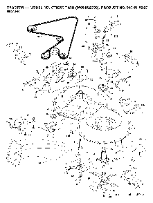 Mower Deck / Cutting Deck Diagram and Parts List for CTH200TWIN (96061022700)(2008-01) Husqvarna Lawn Tractor