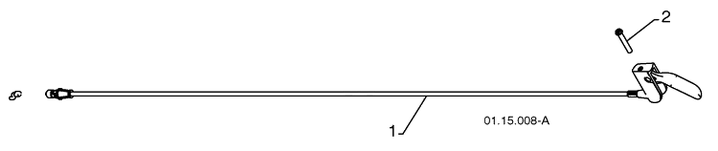 Control Panel / Discharge Chute 2 Diagram and Parts List for 1830SB (96193005700)(2010-04) Husqvarna Snow Blower