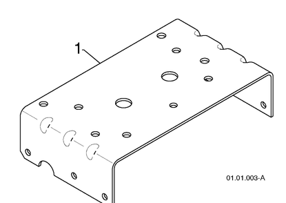 Chasis/Pulleys 1 Diagram and Parts List for ST261E (96191003000)(2009-09) Husqvarna Snow Blower