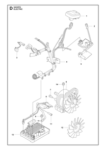 Part Location Diagram of 599274801 Husqvarna Bracket