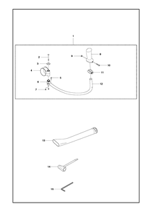 Accessories 2 Diagram and Parts List for 356BT  Husqvarna Leaf Blower / Vacuum