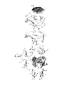 Blower housing Diagram and Parts List for 96045004700  Husqvarna Lawn Tractor