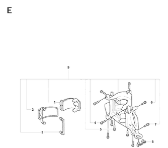 Crankcase Diagram and Parts List for 326HD60 (X-SERIES)(20082200001-20090900000) Husqvarna Hedge Trimmer