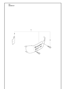 Winter Kit Diagram and Parts List for 570 2009-08 Husqvarna Chainsaw