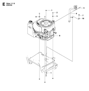 Part Location Diagram of 577445401 Husqvarna Engine
