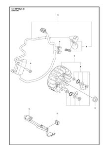 Part Location Diagram of 536660601 Husqvarna Screw kit