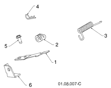 Handle And Controls 3 Diagram and Parts List for 1830HV (96193007304)(2012-06) Husqvarna Snow Blower