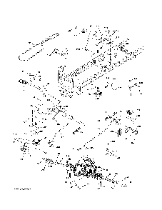 Drive Diagram and Parts List for YTH22V42-96043017301  Husqvarna Lawn Tractor
