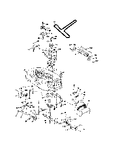Mower deck Diagram and Parts List for 917279060  Husqvarna Lawn Tractor