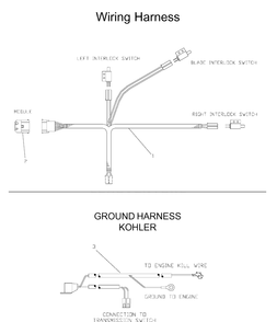 Electrical Diagram and Parts List for WG3613P (968999116)(2005-11) Husqvarna Lawn Mower