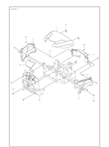 Cover 2 Diagram and Parts List for 967187001  Husqvarna Lawn Tractor Accessories
