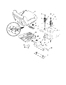 Seat Diagram and Parts List for 917240440  Husqvarna Lawn Tractor