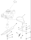 Page A Diagram and Parts List for 580RS 580 RS 2000-03 Husqvarna Lawn Mower