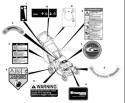 Page B Diagram and Parts List for 580RS 580 RS 2000-03 Husqvarna Lawn Mower