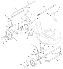 Page G Diagram and Parts List for 580RS 580 RS 2000-03 Husqvarna Lawn Mower