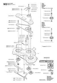 48-Inch/122cm Cutting Deck 2 Diagram and Parts List for PF21AWD (953536501)(2005-04) Husqvarna Lawn Tractor