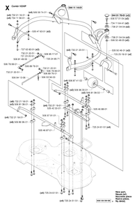 Protection Frame 4 Diagram and Parts List for R15-V2 (953533701)(2006-05) Husqvarna Lawn Tractor