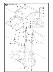 Part Location Diagram of 502639501 Husqvarna Deck Attachment