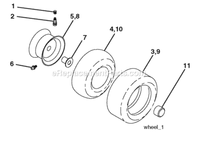 Page J Diagram and Parts List for 606140 2006-02 Husqvarna Lawn Tractor
