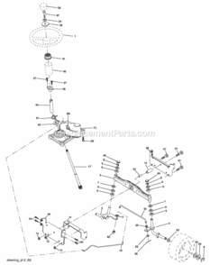 Page I Diagram and Parts List for 606140 2006-02 Husqvarna Lawn Tractor