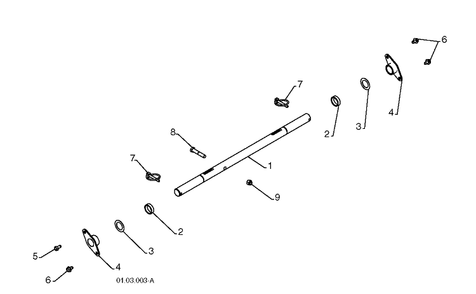 Drive Diagram and Parts List for 1827EXLT (96193007701)(2012-09) Husqvarna Snow Blower