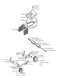 Wheels And Tires Diagram and Parts List for ROYAL43 2003-01 Husqvarna Lawn Mower