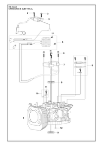 Part Location Diagram of 599349073 Husqvarna Voltage rectifier kit