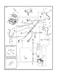 Electrical Diagram and Parts List for YTH150 (96041002202)(2008-01) Husqvarna Lawn Tractor