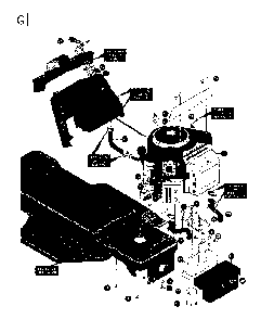 Engine Diagram and Parts List for LT4140H 1995-03 Husqvarna Lawn Tractor