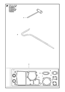 Accessories Diagram and Parts List for K650CUT-N-BREAK 2007-10 Husqvarna Circular Saw