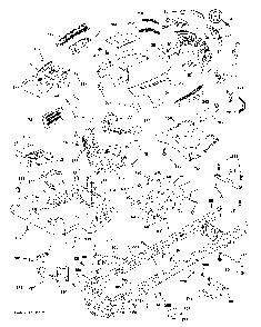 Chassis And Enclosures Diagram and Parts List for YTH200TWIN (96041006401)(2009-02) Husqvarna Lawn Tractor