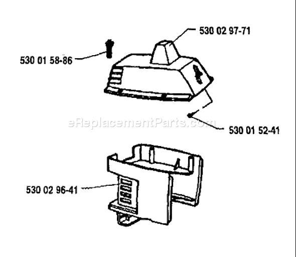 Ignition System Diagram and Parts List for 23LCN 1991-04 Husqvarna Trimmer