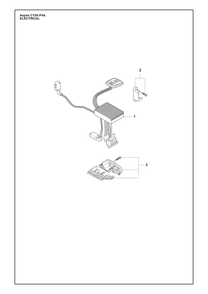 Electrical Diagram and Parts List for C15X-P4A  Husqvarna Chainsaw