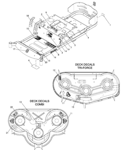 Part Location Diagram of 544245303 Husqvarna LABEL