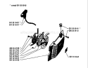 Page K Diagram and Parts List for 61 1980-02 Husqvarna Chainsaw