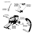 Page E Diagram and Parts List for 61 1980-02 Husqvarna Chainsaw