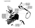 Page D Diagram and Parts List for 61 1981-02 Husqvarna Chainsaw