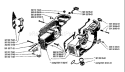 Page E Diagram and Parts List for 61 1981-02 Husqvarna Chainsaw