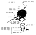 Page I Diagram and Parts List for 61 1983-09 Husqvarna Chainsaw