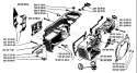 Page E Diagram and Parts List for 61 1984-10 Husqvarna Chainsaw